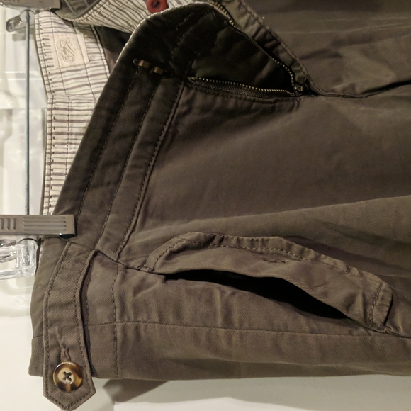 Cidra gathered crop pants size 6 green - Picture 4 of 8